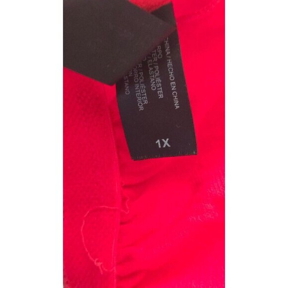 HURLEY SWIM ONE PIECE BATHING SUIT WOMEN'S red SIZE 1X - Picture 5 of 6